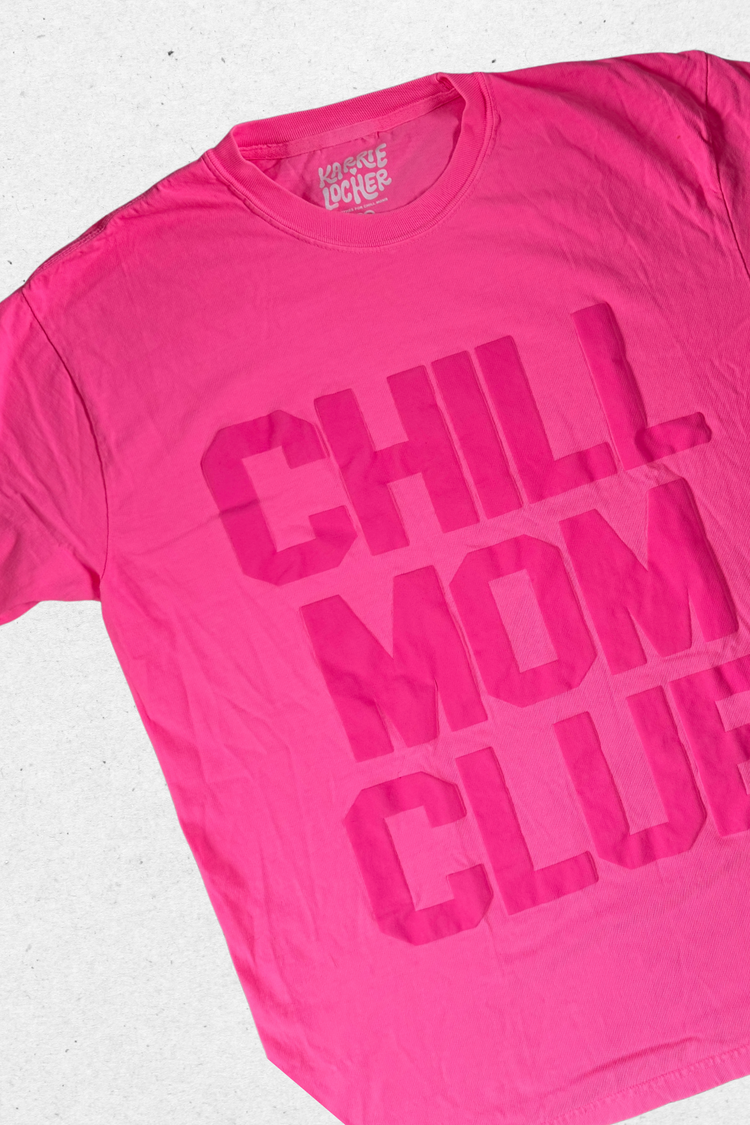 Chill Mom Club Puff Print T-Shirt