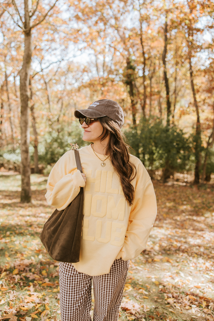 Chill Mom Club Puff Print Crewneck