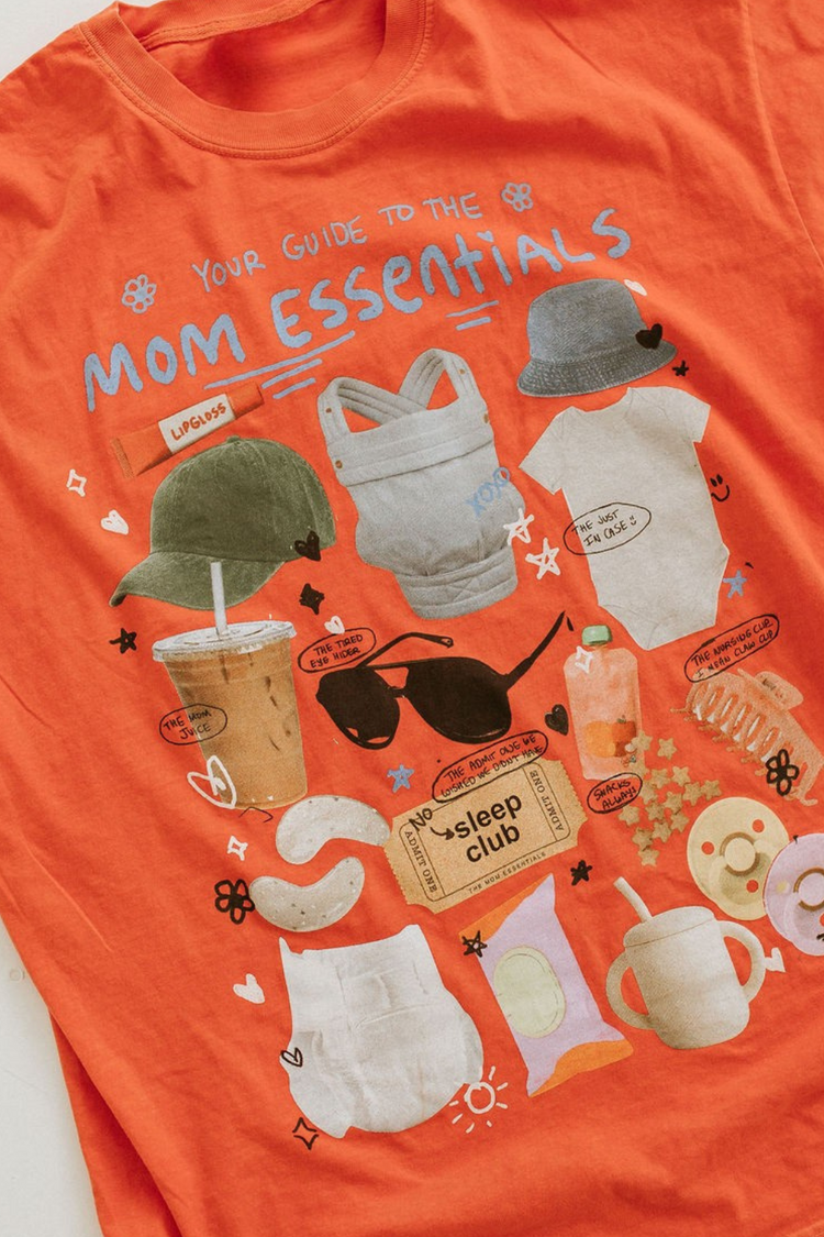 Mom Essentials Tee – A Survival Guide in Shirt Form
