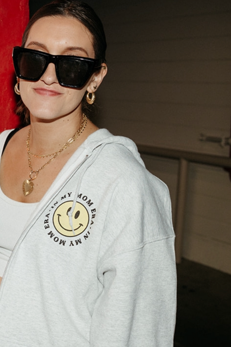 In my Mom Era Zip Up
