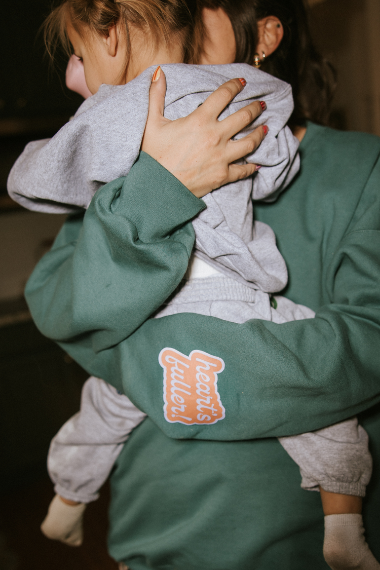 I know my hands are full, THNX crewneck