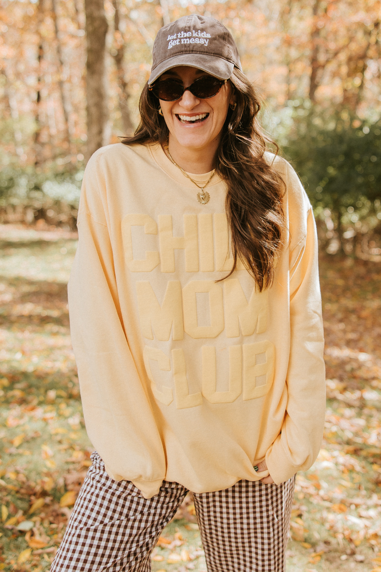 Chill Mom Club Puff Print Crewneck