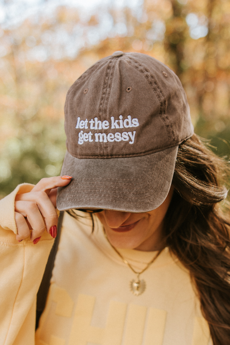 Let the Kids Get Messy Dad Hat