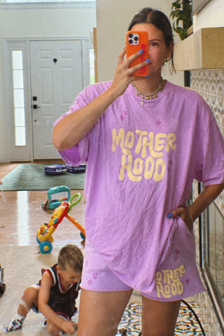 MotherHood Purple Tee ( Part of a Set )