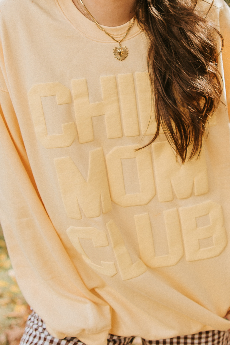 Chill Mom Club Puff Print Crewneck