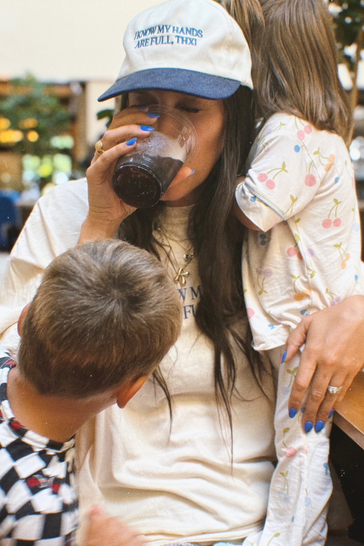 I Know My Hands are Full, THNX! 2 tone 5panel Hat