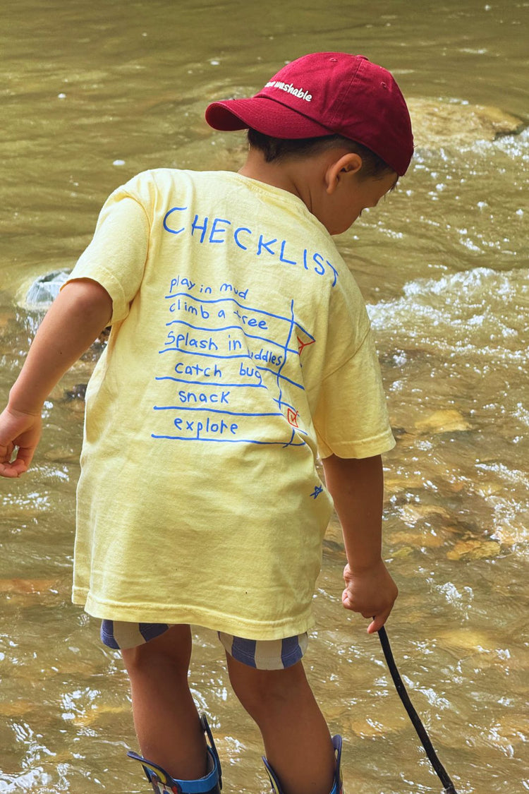 Mess is Fun Kids Checklist Tee