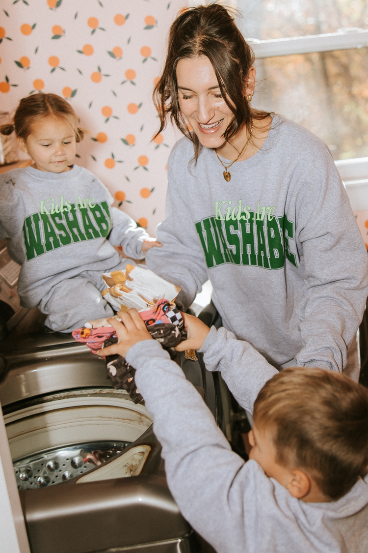 Kids are Washable Sweatshirt ( Adult )