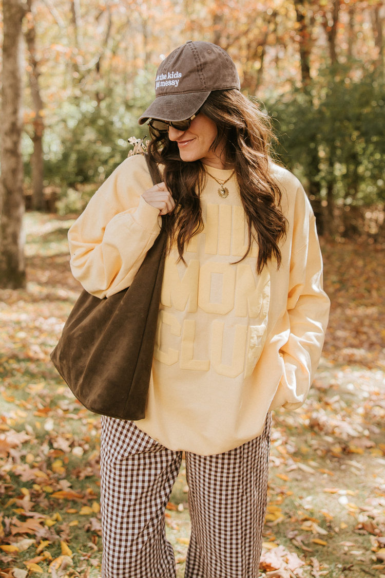 Chill Mom Club Puff Print Crewneck