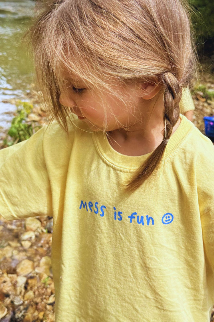 Mess is Fun Kids Checklist Tee
