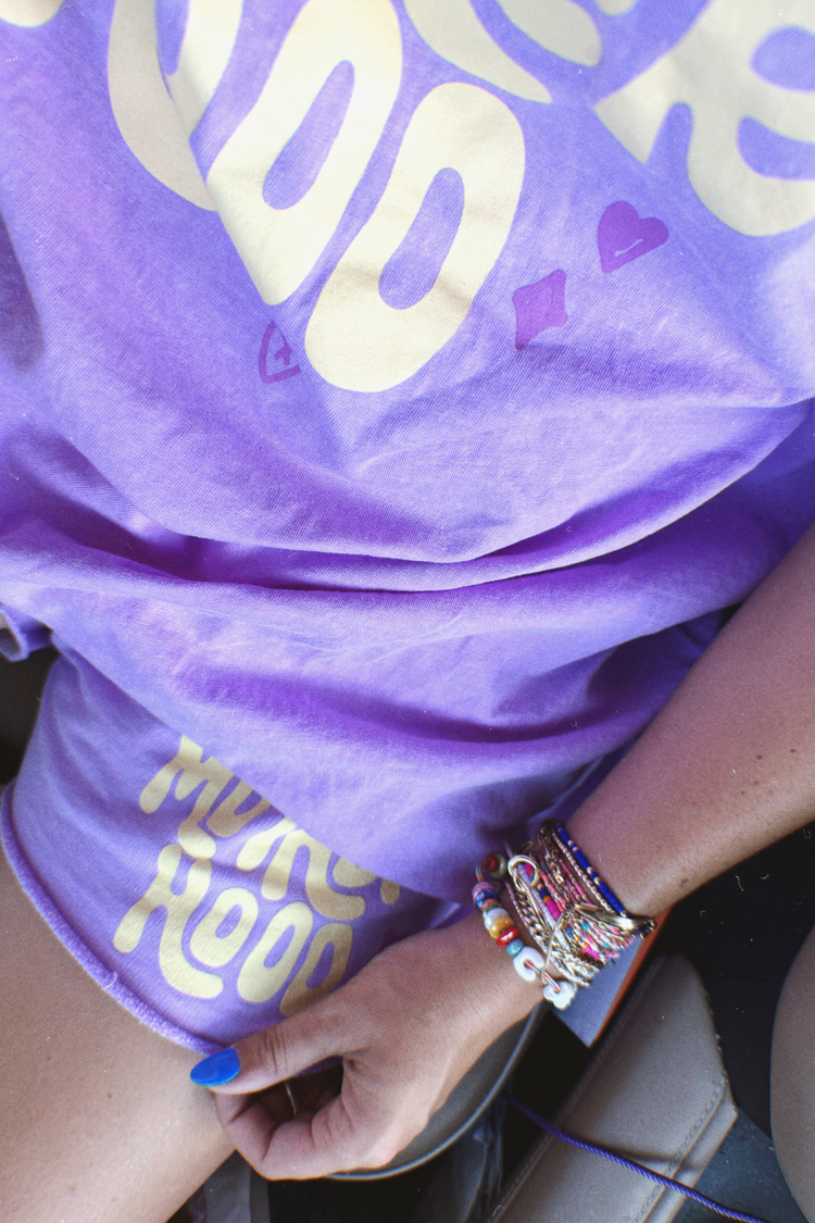 MotherHood Purple Tee ( Part of a Set )