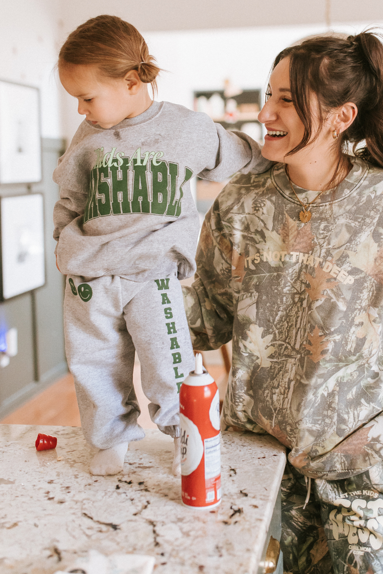 Kids are Washable Sweatshirt ( Kids )
