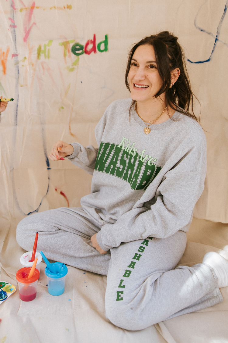 Kids are Washable Sweatshirt ( Adult )