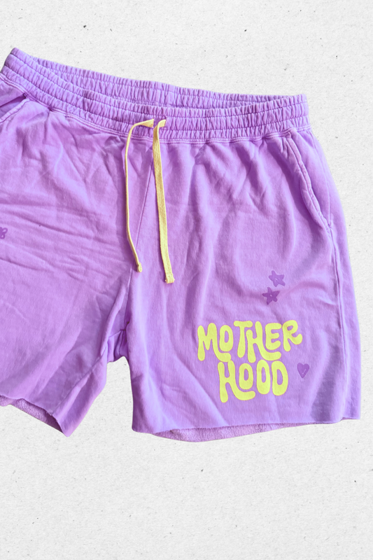 Mother Hood Purple Shorts ( Part of a Set )