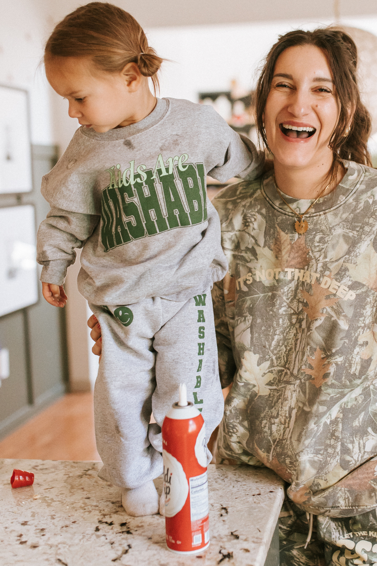 Kids are Washable Sweatshirt ( Kids )