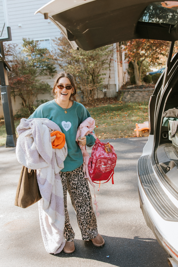I know my hands are full, THNX crewneck
