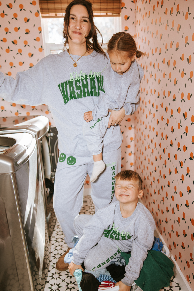 Kids are Washable Sweatshirt ( Adult )