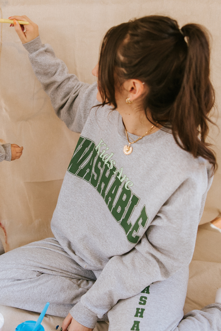 Kids are Washable Sweatshirt ( Adult )